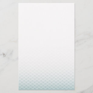 Ombre Mermaid Scales Briefpapier