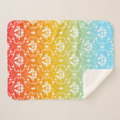 Ombre met damast sherpa deken (Voorkant (horizontaal))