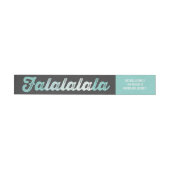 Ombre Mint Falalalala Bold Script Modern Holiday (Individueel)