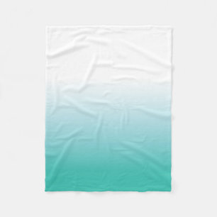 OMBRE MINT FLEECE BLANKET DEKEN