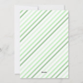 Ombre mint green LOVE foto Valentijnsdag Feestdagenkaart (Achterkant)