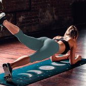 Ombre moons star Yoga instructeur studio leraar Yogamat