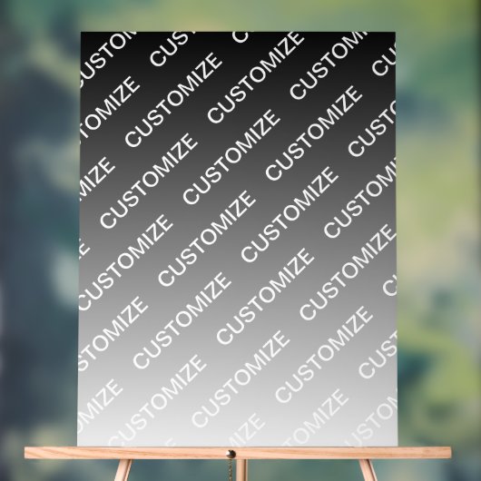 Ombre & motif de texte (couleur modifiable) Gris (Neutre)