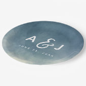 Ombre Niets Fancy Just Love Brush Typografie Papieren Bordje (Gekanteld)