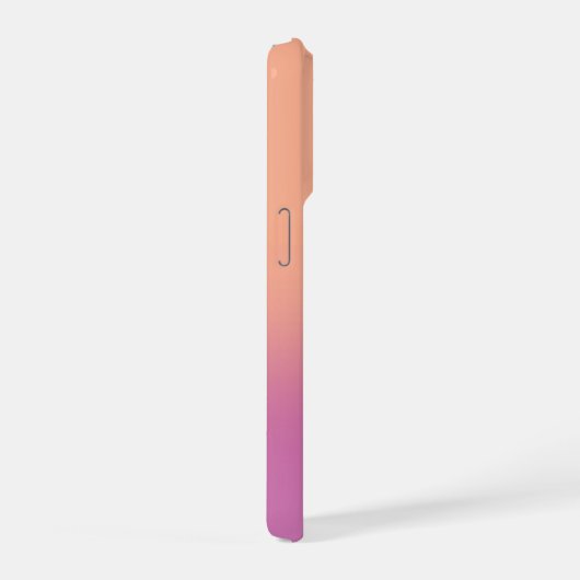 Ombre orange violet personnalisé Monogramme initia (Côté droit)