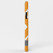 Ombre Oranje Zig Zag Chevrons Pattern Case-Mate iPhone Case (Achterkant/rechts)