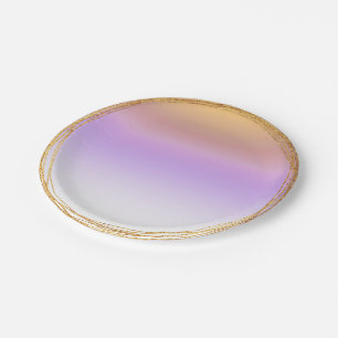 Ombre Paars Gold Lila Paars glas Vip Papieren Bordje