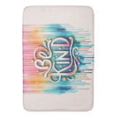 Ombre Paint druppelt vriendelijkheid in levendige  Badmat (Voorkant Verticaal)