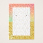 Ombre Parties scintillant Gold Arc-en-Ciel Écouteu (Devant)