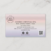 *~* Ombre Pastel Dank u dat u QR LOGO beloont Klantenkaartje (Achterkant)