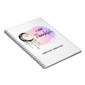 *~* Ombre Pastel Moon Boho Gratitude Journal Notitieboek (Rechterzijde)