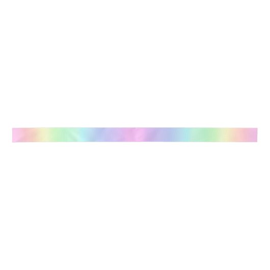 Ombre Pastel Regenboog Lint (Voorkant)