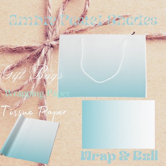 Ombre Pastel Tinten Groot Cadeauzakje