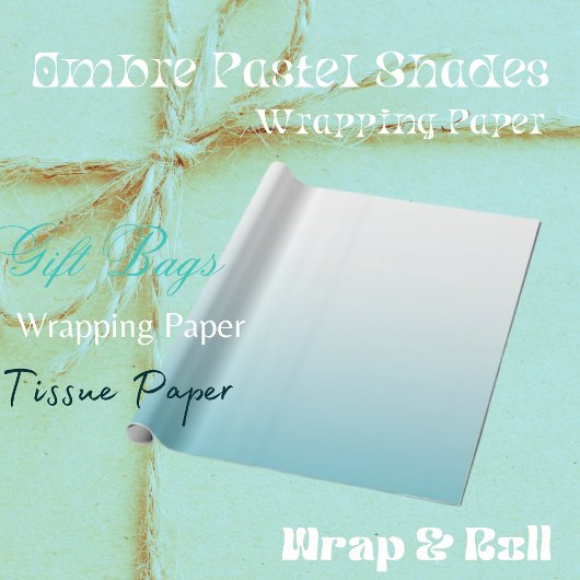 Ombre pastel tinten inpakpapier