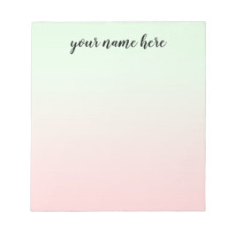 Ombre Personalized Notitieblok