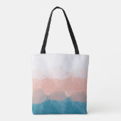 Ombre Pink en Blue Love Graceful Gradient Draagtas (Achterkant)
