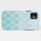Ombre Quatrefoil iPhone Case (Achterkant (horizontaal))