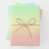 Ombre Rainbow Abstract pastel Pattern Inpakpapier Vel (In situ)