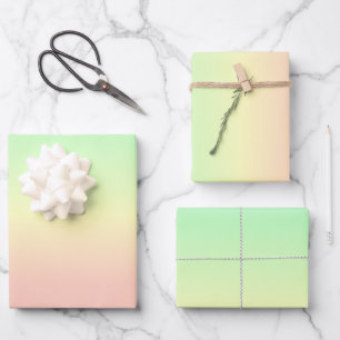 Ombre Rainbow Abstract pastel Pattern Inpakpapier Vel