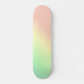 Ombre Rainbow Abstract pastel Pattern Skateboard (Voorkant)