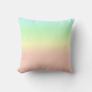 Ombre Rainbow Abstract Pastel Roze Patroon Kussen