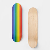 Ombre Rainbow Pride House Flag Skateboard (Voorkant)