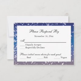 Ombre regenboog lantaarns bruiloft antwoord Kaart