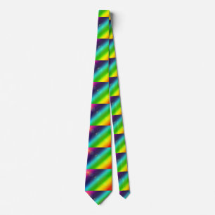 ombre regenboog mannen stropdas