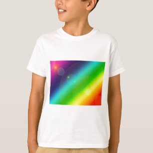 ombre regenboog t-shirt