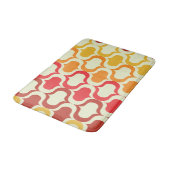 Ombre Retro Ogee in Sinaasappel, mandarijn en rood Badmat (Gekanteld)