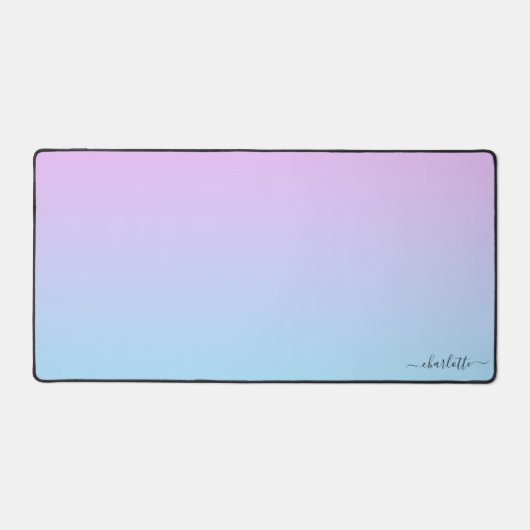 Ombré rose et turquoise (Recto)