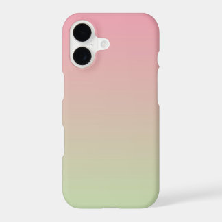 Ombre rose et vert