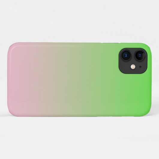 Ombre Roze tot Lime Green Case-Mate iPhone Case (Achterkant (horizontaal))