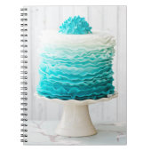Ombre ruffle cake notitieboek (Voorkant)