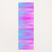 Ombre Soft Blended Paars Pink Sky Blue Blush Yogamat (Voorkant)