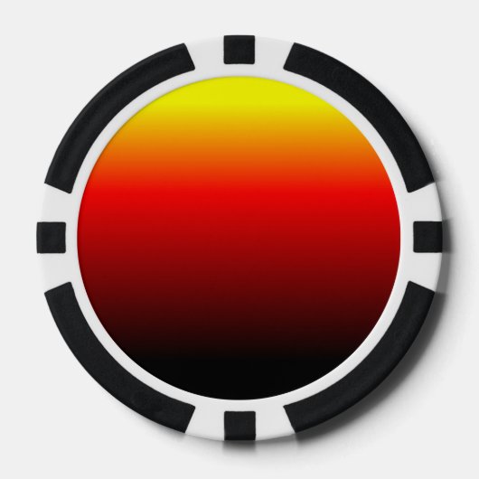 Ombre Sunset Pokerchips (Voorkant)