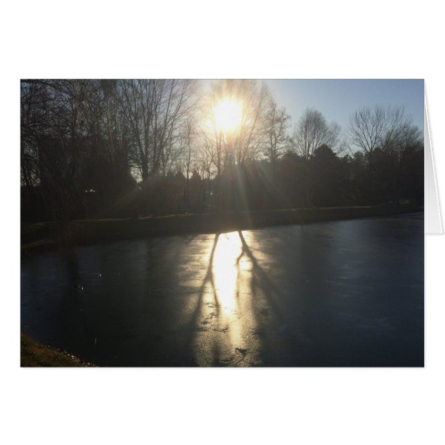 Ombre sur glace, carte (Devant horizontal)