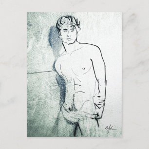 Ombre Sur La Carte Postale Murale