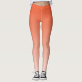 Ombre Trend Color Flame Red - Pastel Leggings (Devant)