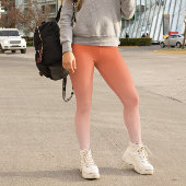 Ombre Trend Color Flame Red - Pastel Leggings