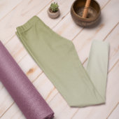Ombre Trend Color Olive Green - Pastel Leggings