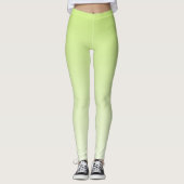 Ombre Trend Color Spring Green - Pastel Leggings (Devant)