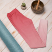 Ombre Trend Color Vibrant Red - Pastel Leggings