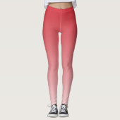 Ombre Trend Color Vibrant Red - Pastel Leggings (Devant)