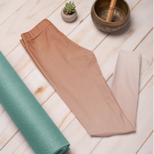 Ombre Trend Kleur Burnt Copper - Pastel Leggings