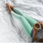 Ombre Trend Kleur Minty Groen - Pastel Leggings