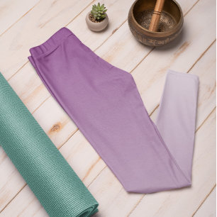 Ombre Trend Kleur Pruim Paarse - Pastel Leggings