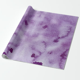 Ombre Ultra Violet Waterverf Patroon Cadeaupapier