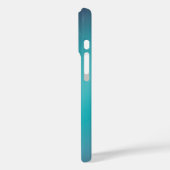 Ombre vert élégant - iPhone 16 Coque (Verso / Gauche)