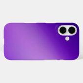 Ombre violet élégant - Coque iPhone 16 (Verso (horizontal))